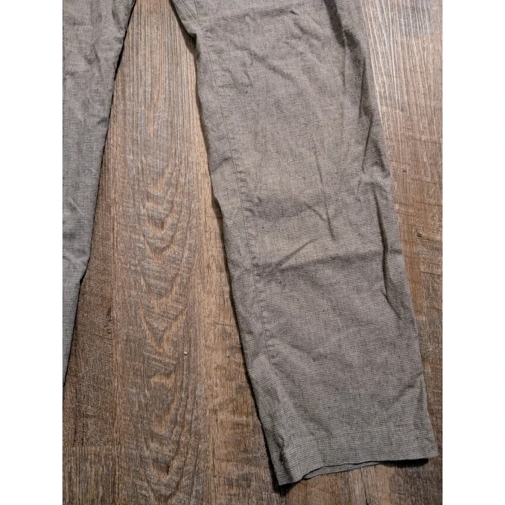Prana Vaha Hemp Blend Men Medium Elastic Waist Drawstring Pants Gray Breathable - Picture 3 of 11